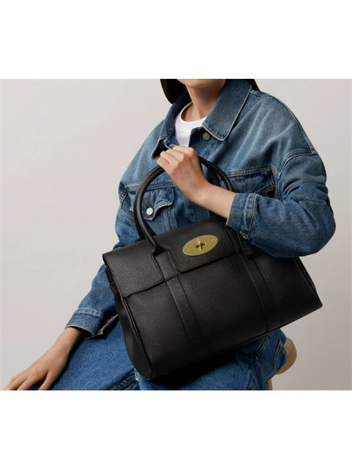 BAYSWATER SMALL MULBERRY | HH2873/205A217A217 Black-Brass